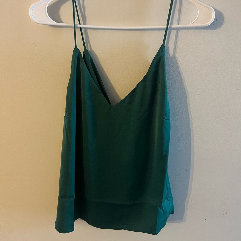 Lulu's Deep Green Camisole Top